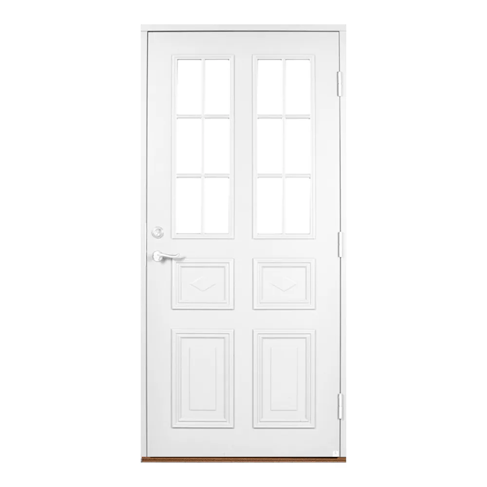 Ytterdörr Leksandsdörren Edshult Glas Eco74 RC2N
