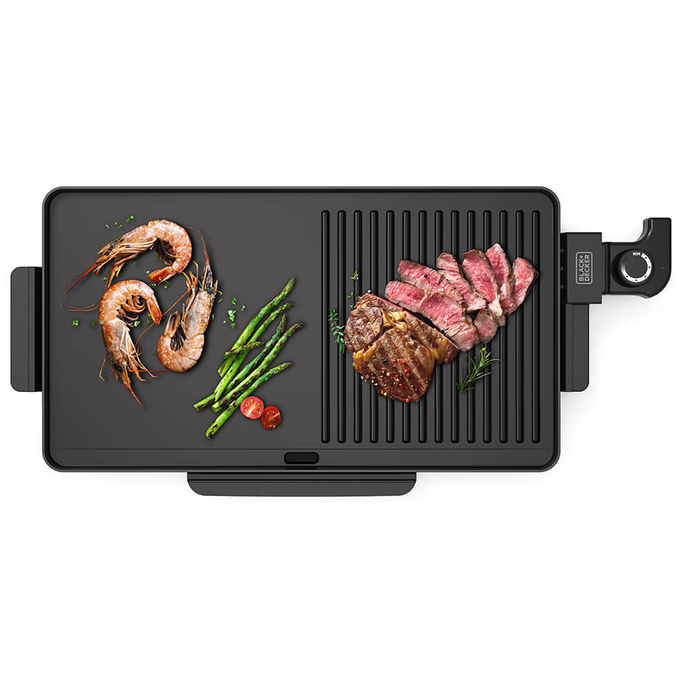 Bordsgrill Black+Decker Elgrill 2200W med Non-Stick Beläggning