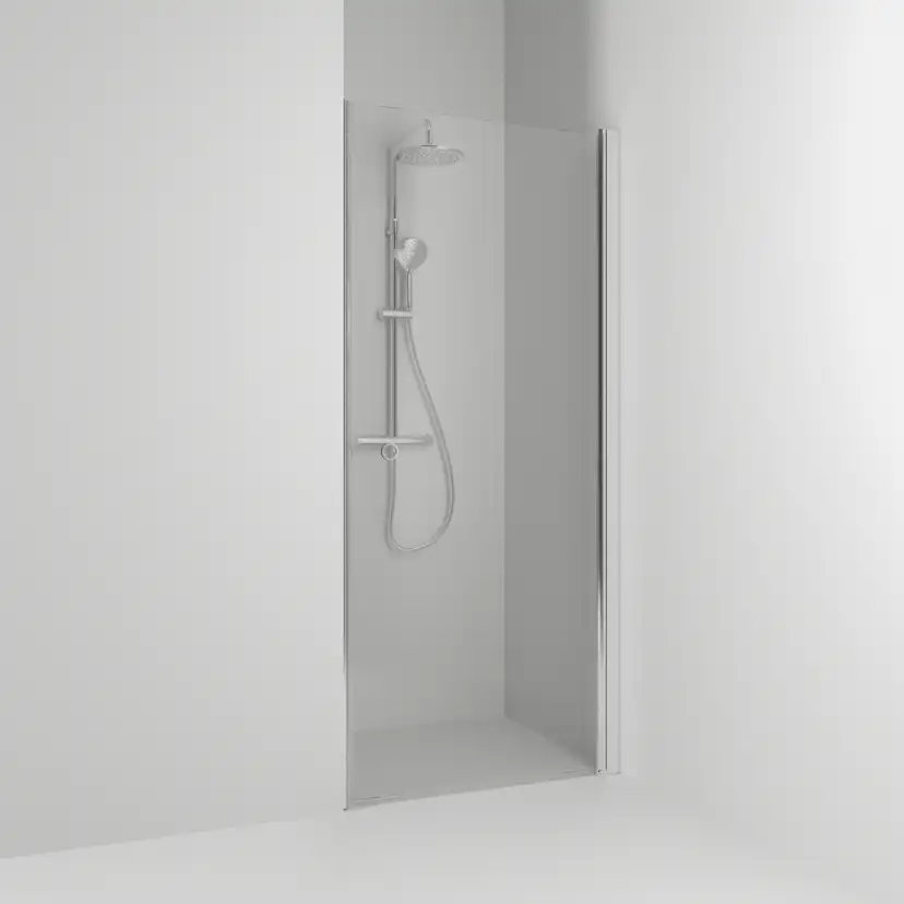 Enisch Rak Skoga HG Bl/Kl 80 Profil: Alu blank, Klarglas, 763x1980 mm
