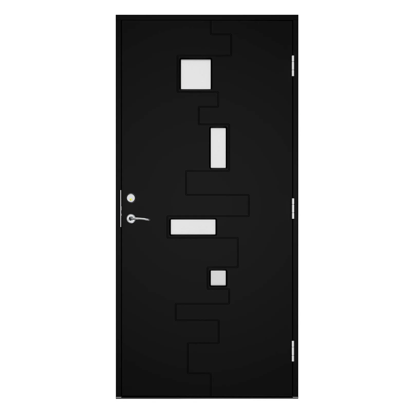 YD Advance-Line Statement Flow 10x21-S-9000-N, V BxH: 100x210 cm. Vänster. NCS-S-9000-N