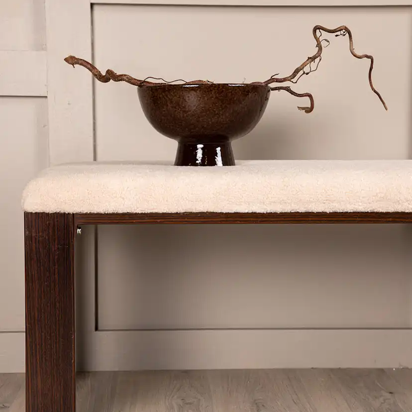 Sittbänk Venture Home Chester Off White Rektangulär Bänk 120cm