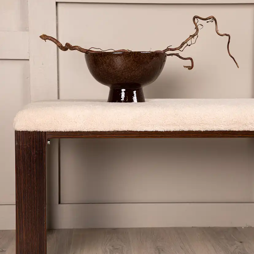 Sittbänk Venture Home Chester Off White Rektangulär Bänk 120cm
