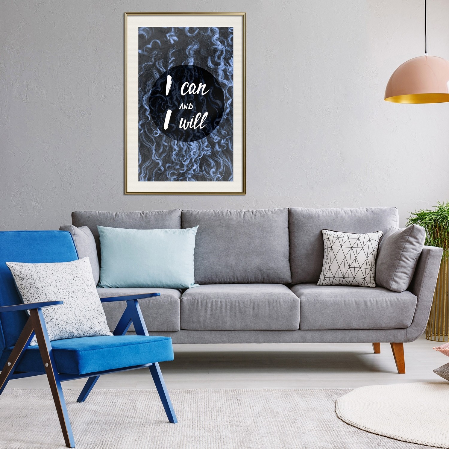 Poster Artgeist Affisch I Can and I Will