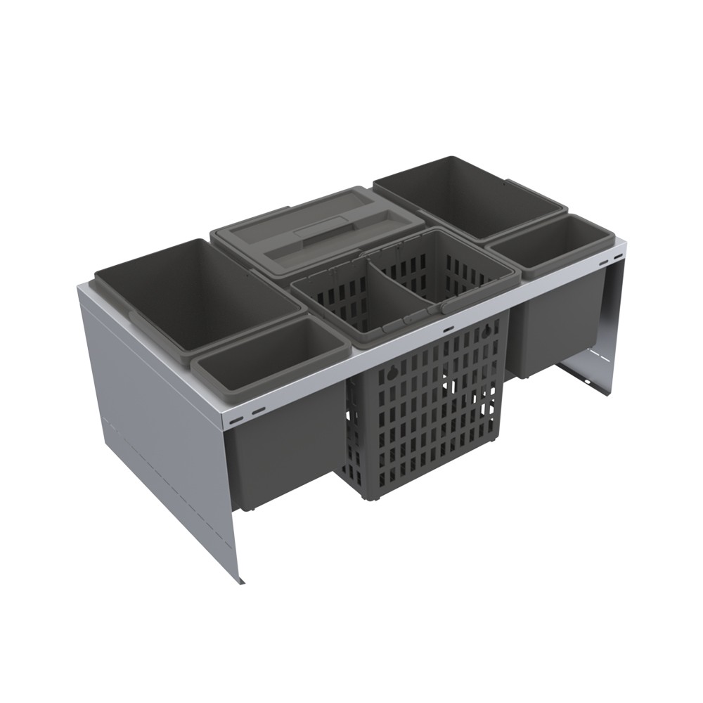 Källsorteringskärhållare Beslag Design Cube Original Hero 800