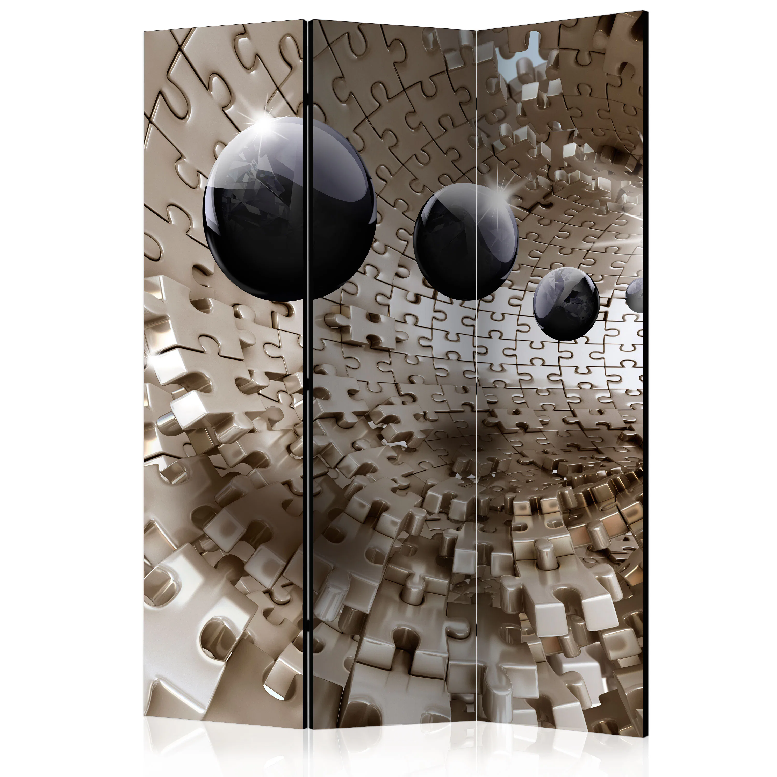 Rumsavdelare Skärmvägg Arkiio Golden Jigsaw 135x172 cm