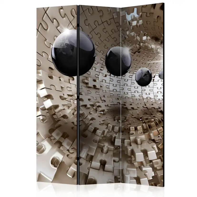 Rumsavdelare Skärmvägg Arkiio Golden Jigsaw 135x172 cm