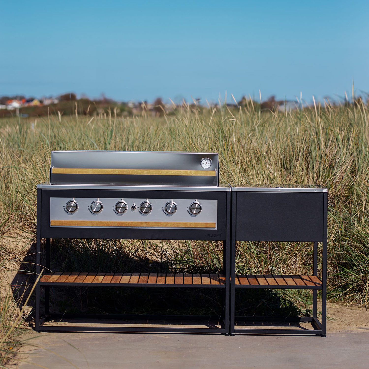Hörnmodul Skeldervik Stainless Countertop