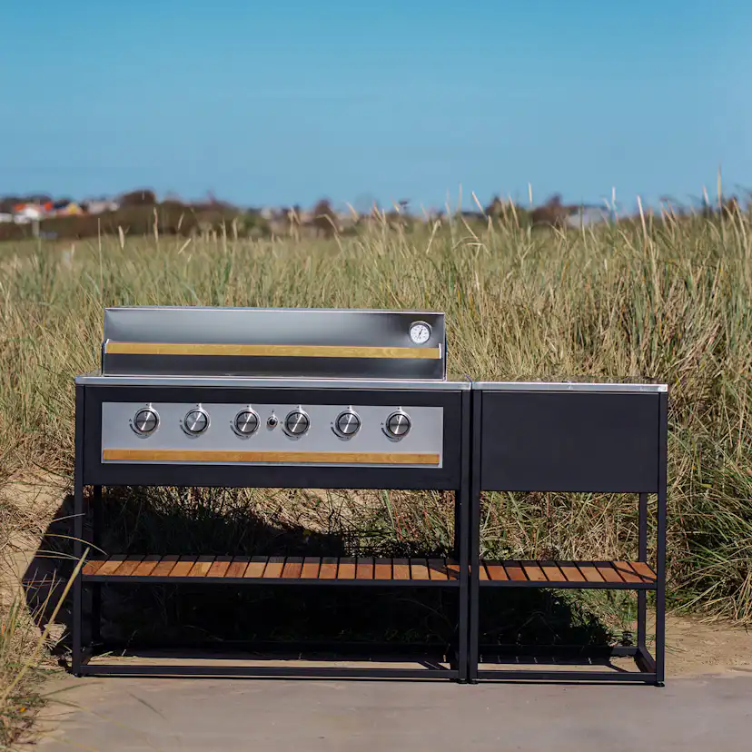 Hörnmodul Skeldervik Stainless Countertop