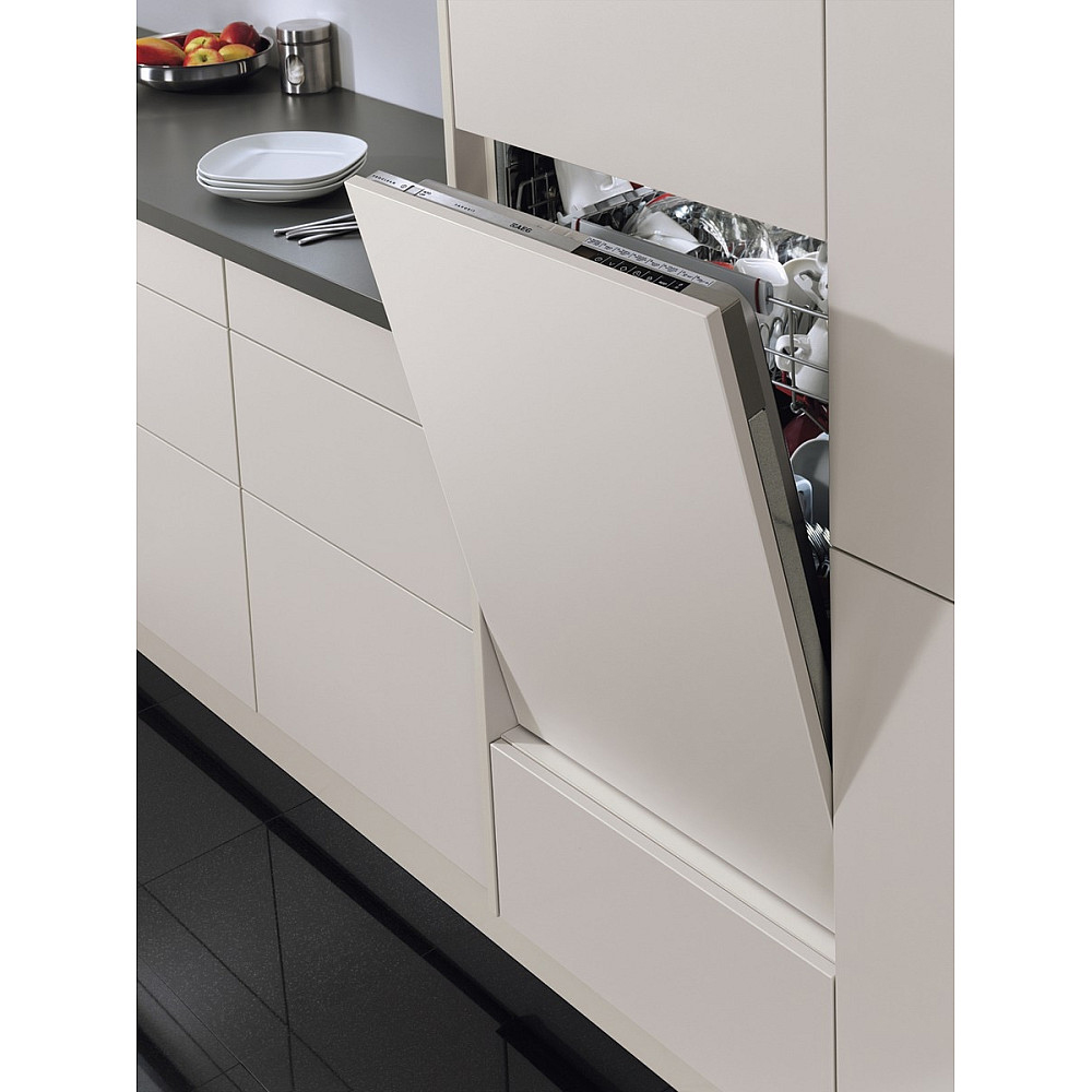Integrerad Diskmaskin AEG FSE63657P Helintegrerad för IKEA Metod