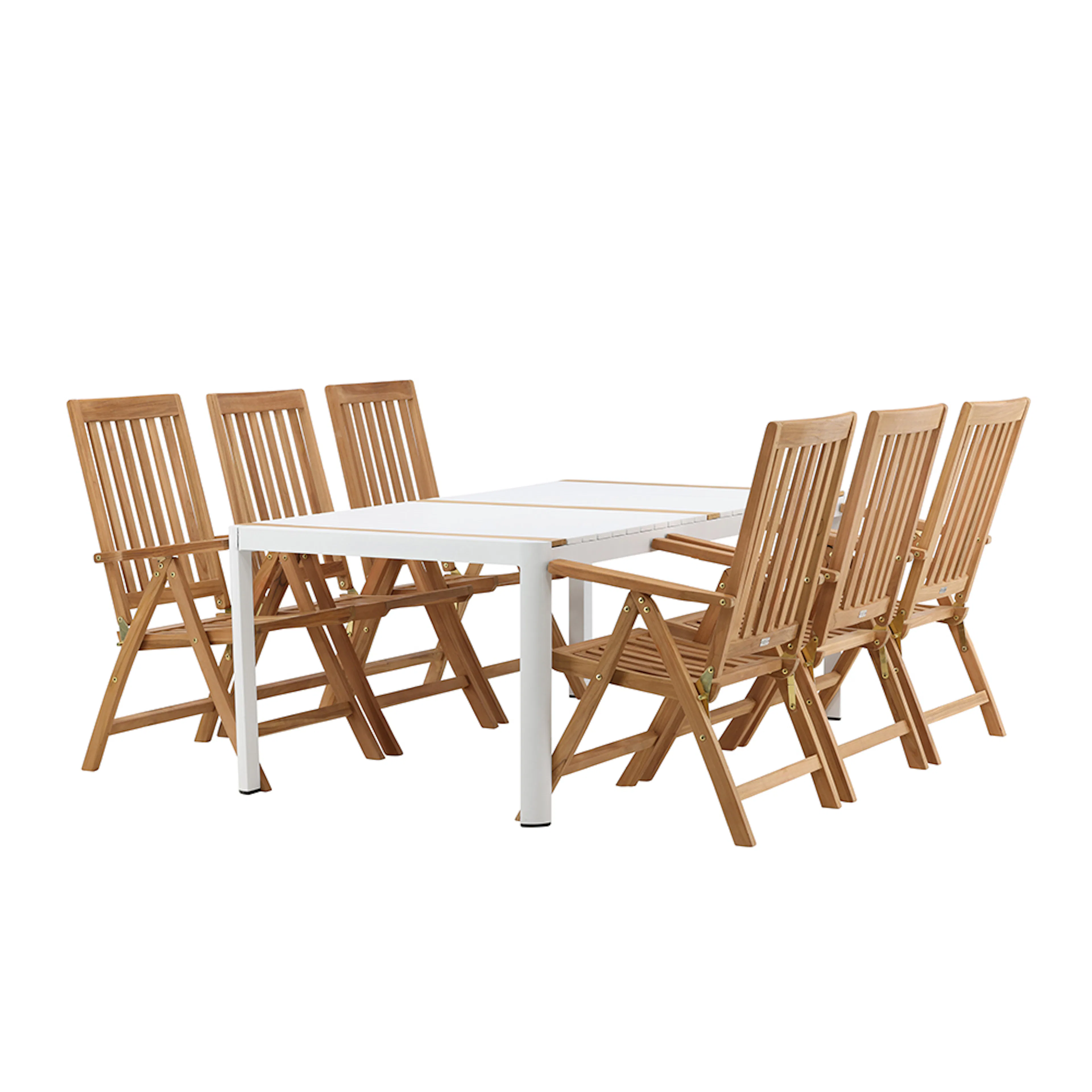 Matgrupp Venture Home Togo 200x100 cm med 6 Kenya Stolar