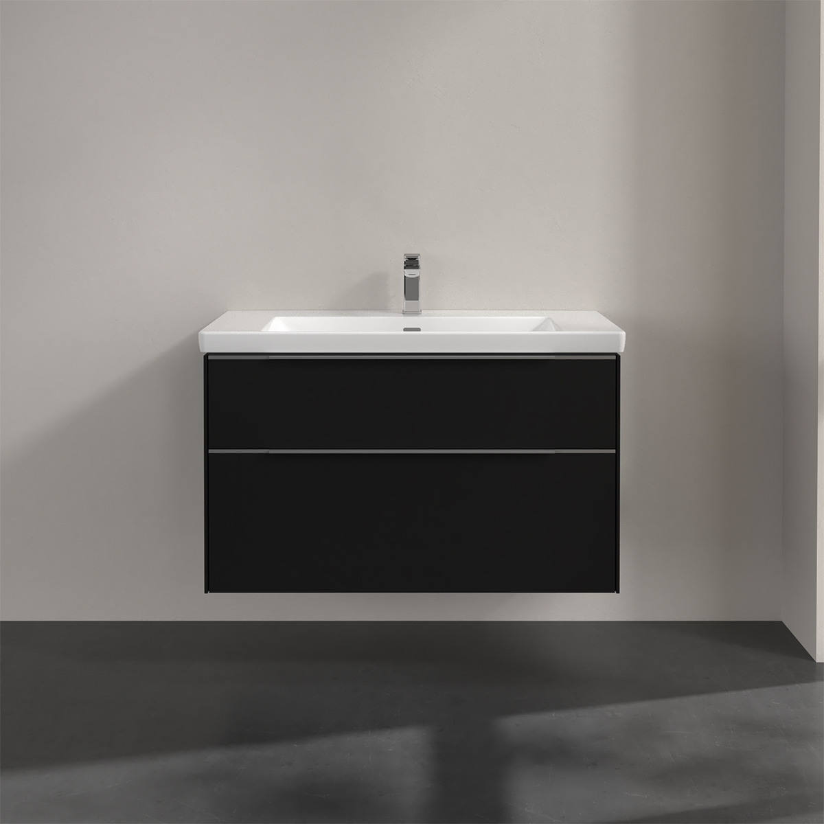 Tvättställsskåp Villeroy & Boch Subway 3.0 med 2 Lådor