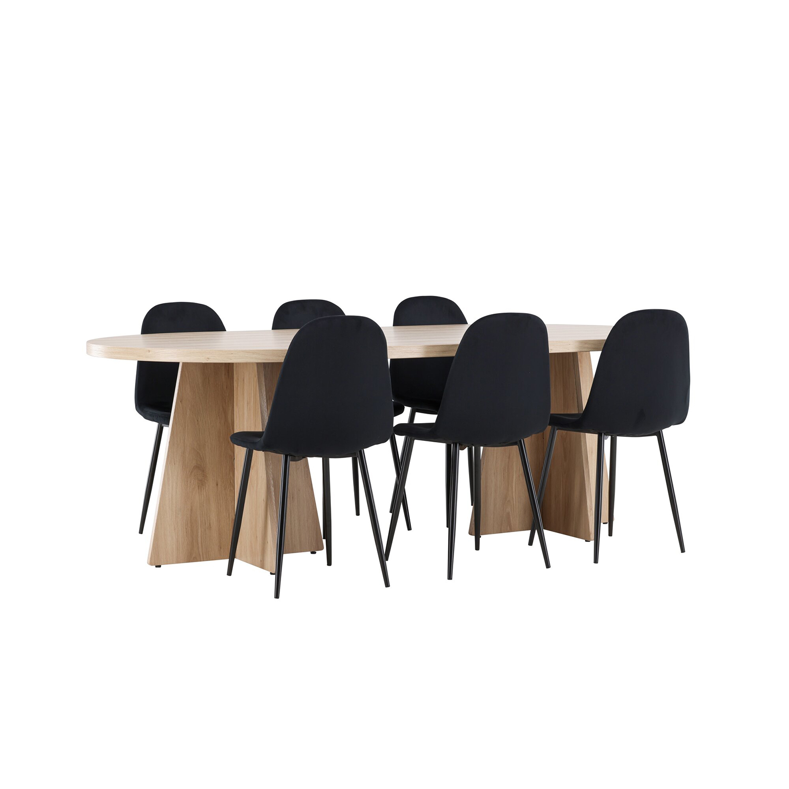 Matgrupp Venture Home Bootcut 230 med 6 st Polar Stolar Sammet