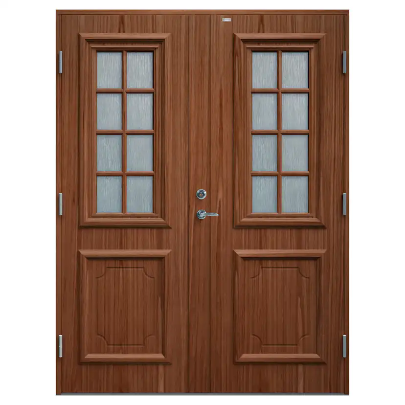 Parytterdörr Diplomat Svea Teak Glas