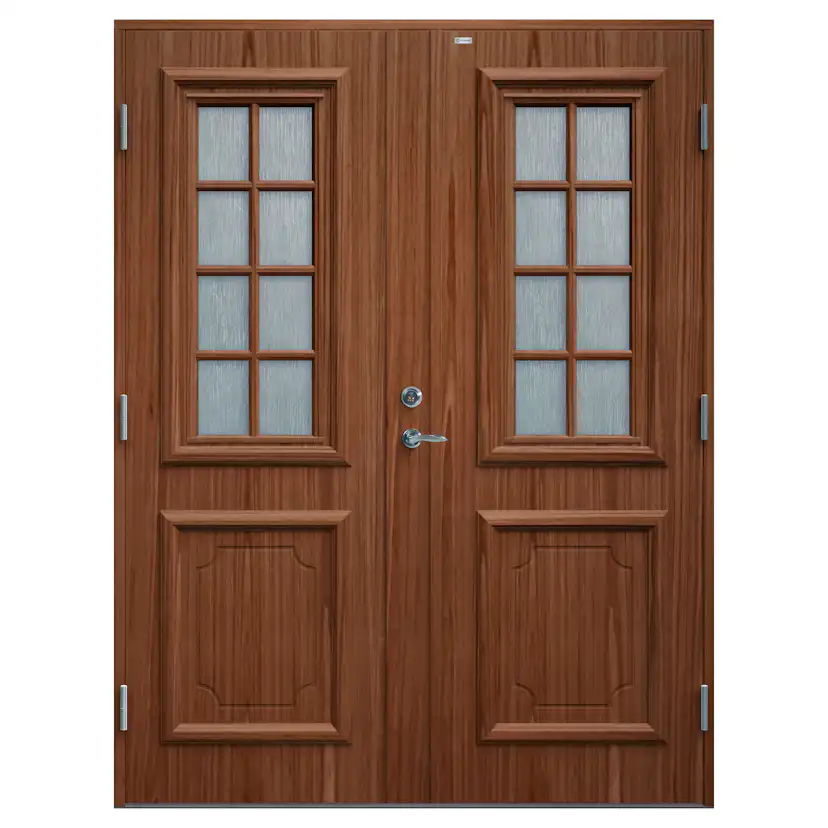 Parytterdörr Diplomat Svea Teak Glas