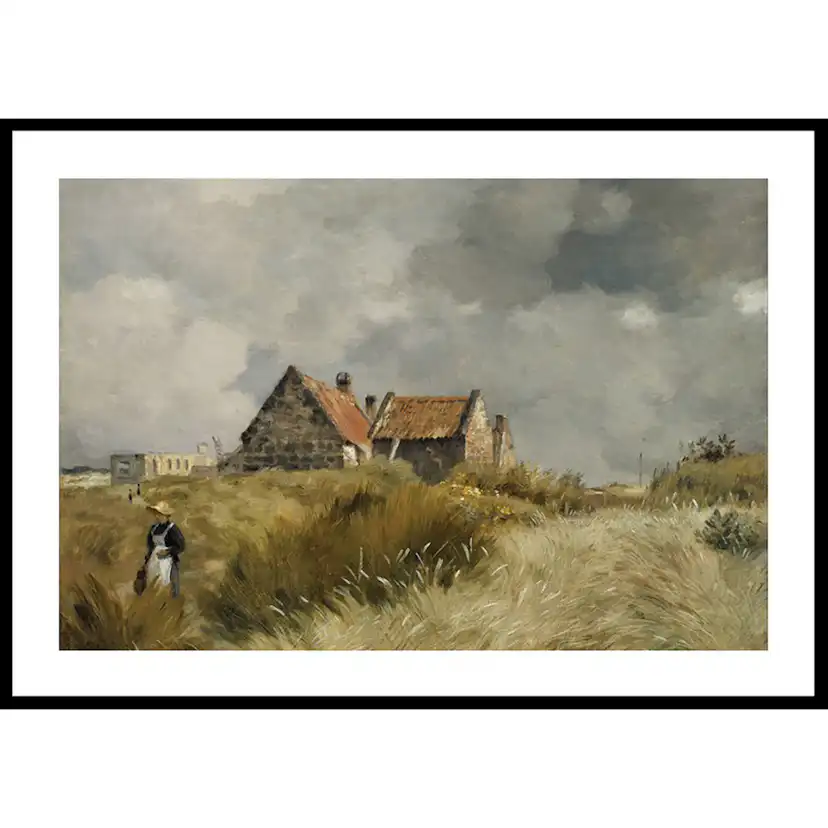Poster Gallerix Cottage In The Dunes By Jean-Charles Cazin