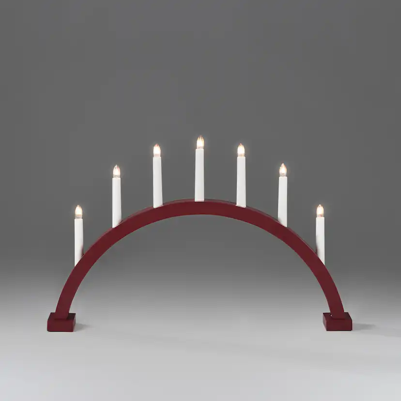 Adventsljusstake Gnosjö Konstsmide 7L Båge Stor