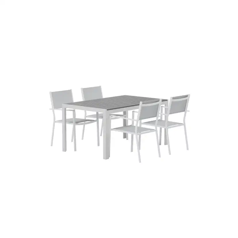 Matgrupp Utomhus Venture Home Break 90x150 cm med 4 st Copacabana Trädgårdsstolar