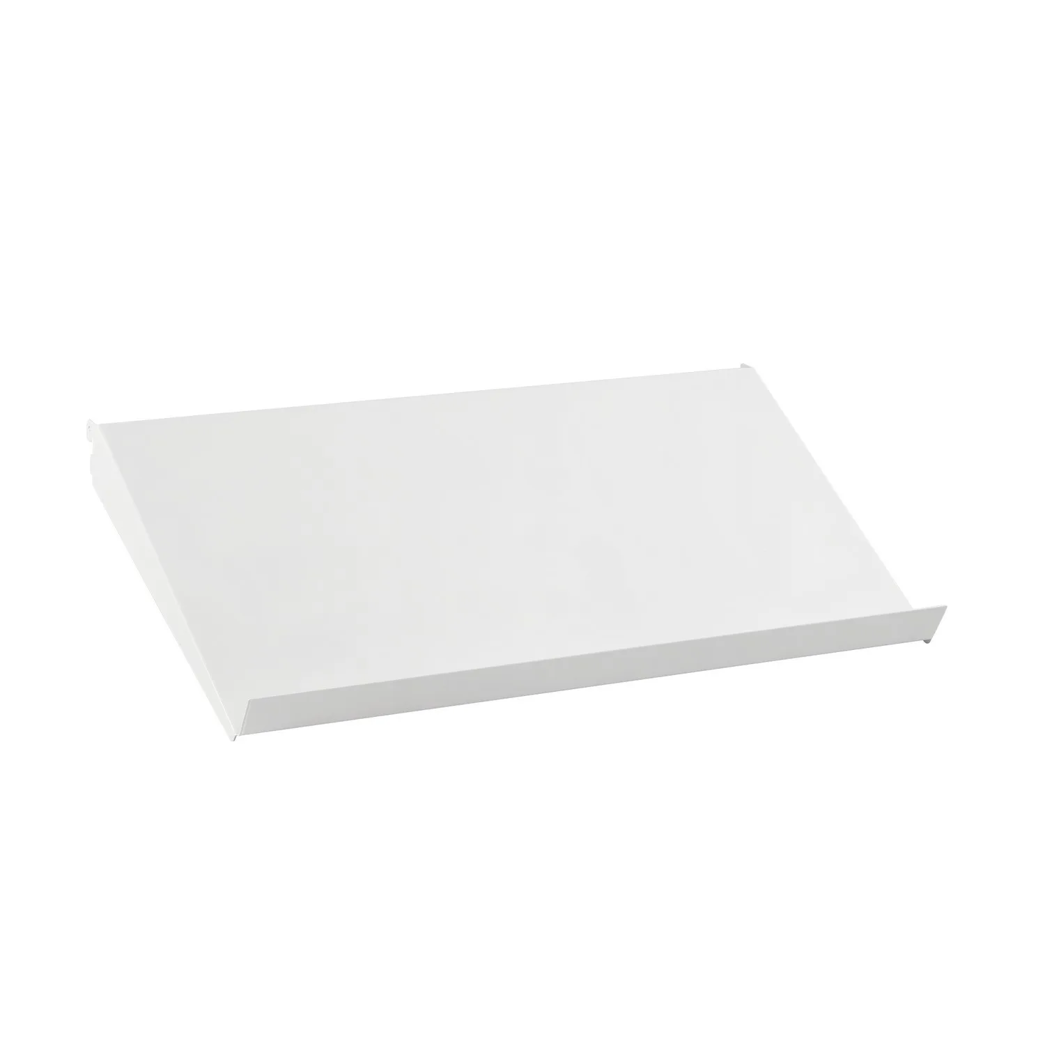Lutande hylla metall B: 60 H: 35 vit Vit