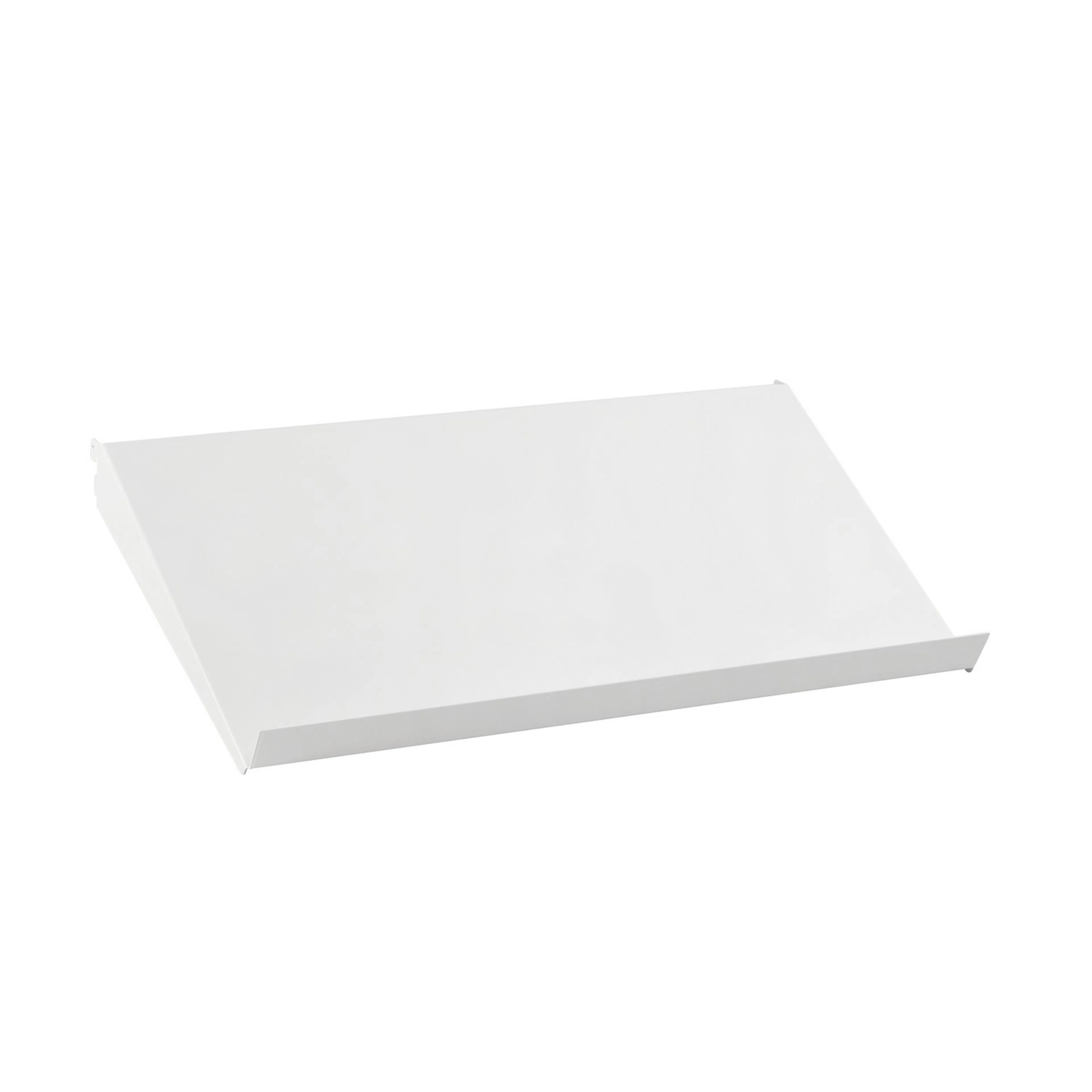 Lutande hylla metall B: 60 H: 35 vit Vit