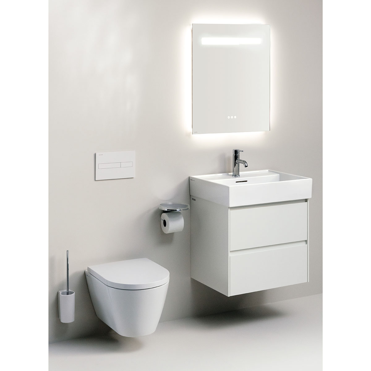 Vägghängd Toalettstol Laufen Kartell 820337 Rimless exkl Sits