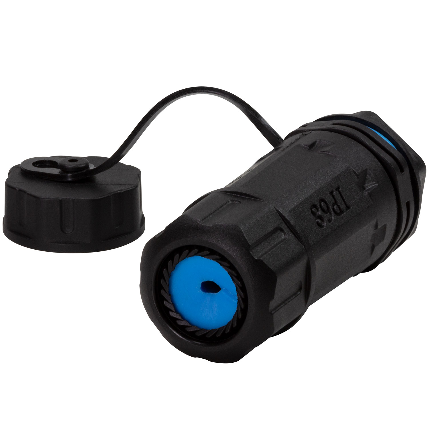 CAT6A Skruvkoppling Utomhus LogiLink 2 x RJ45 IP68 Med Kabelhylsa