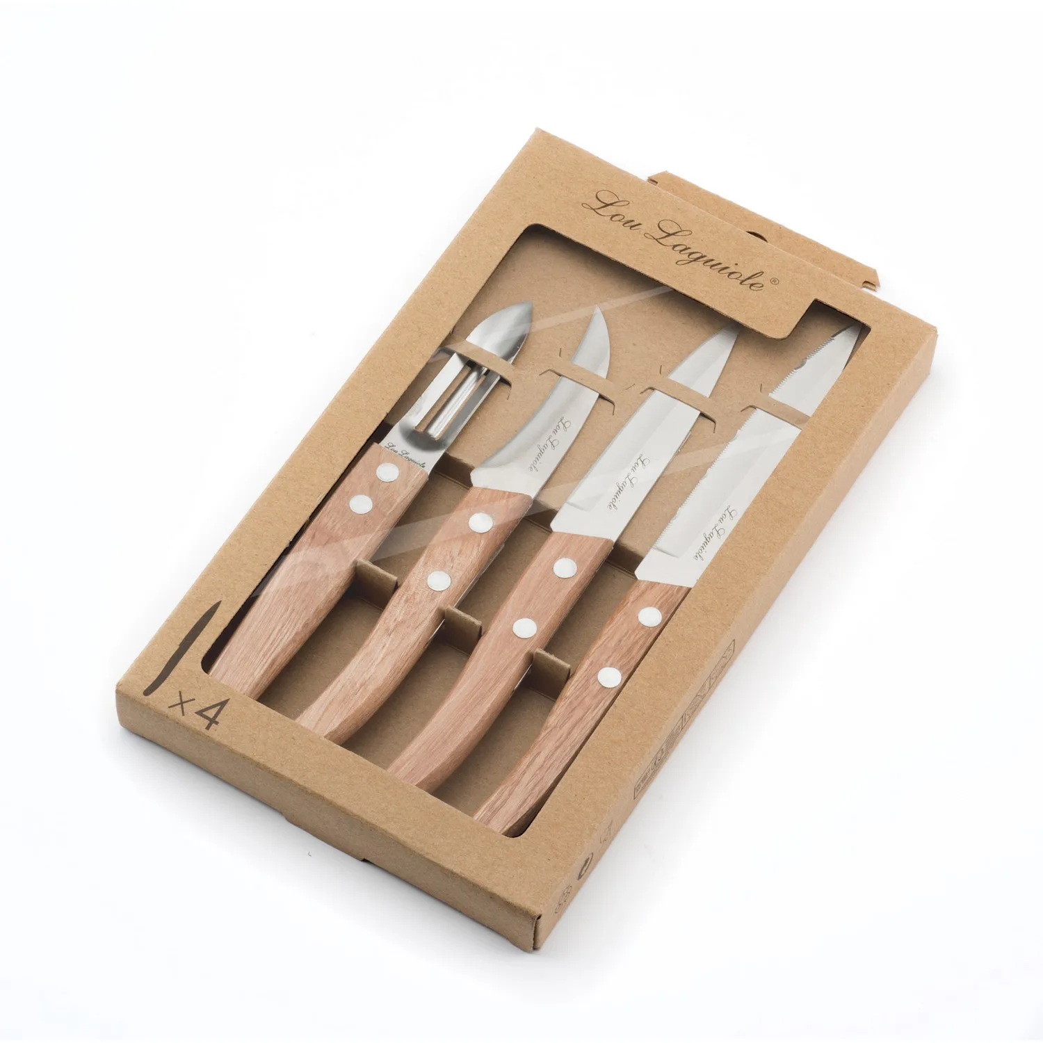 Skalset Lou Laguiole Tradition 4-p