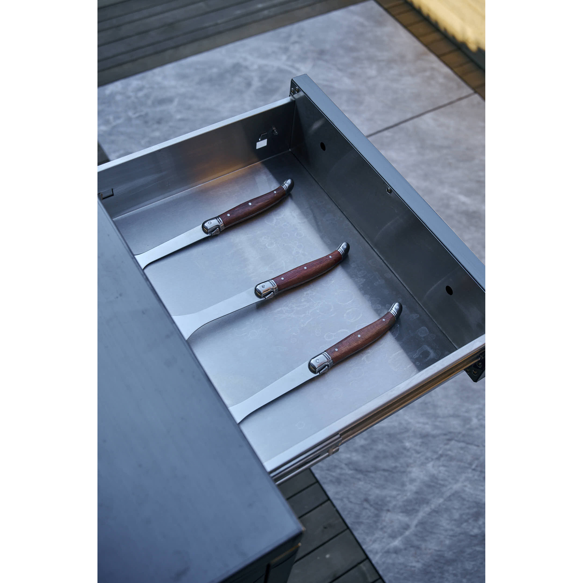 Förvaringsmodul med arbetsbänk Myoutdoorkitchen Nordic Line