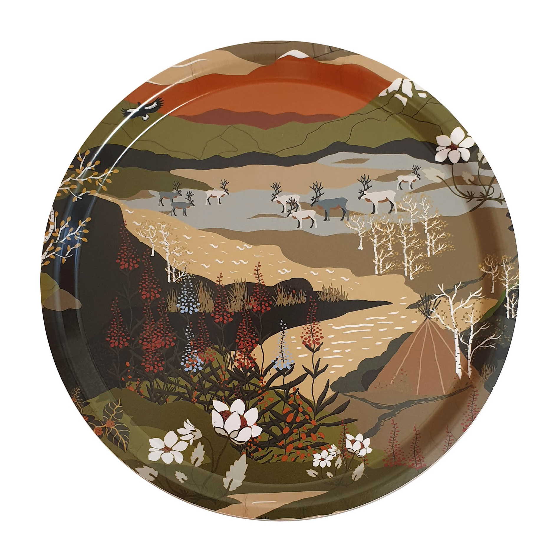 Bricka Arvidssons Textil Fjällvandring Rund