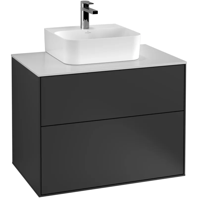 Tvättställsskåp Villeroy & Boch Finion med 2 Lådor och Bänkskiva för Kompakt Tvättställ