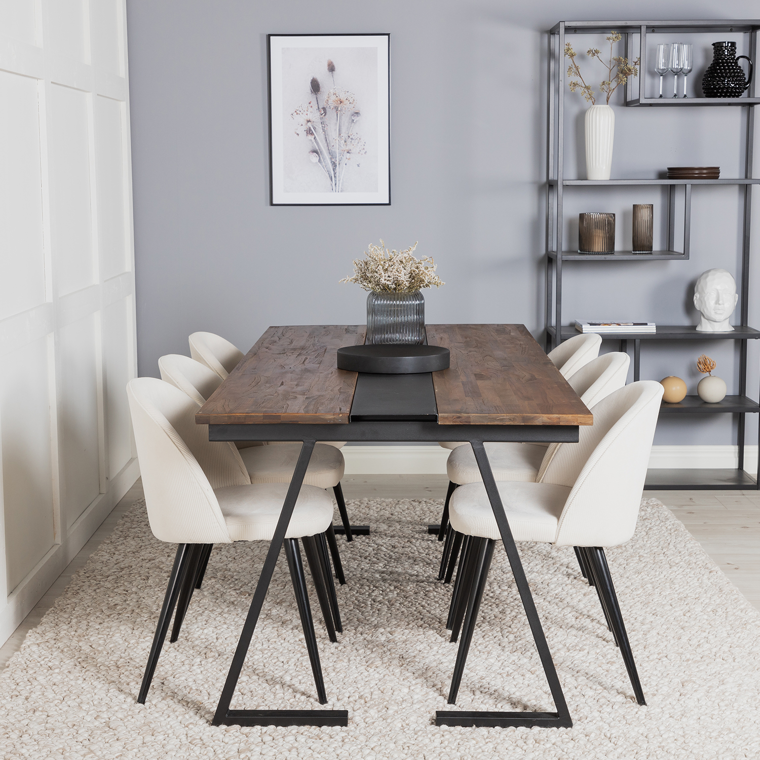 Matgrupp Venture Home Jane med 6 Valentina Stolar Manchester