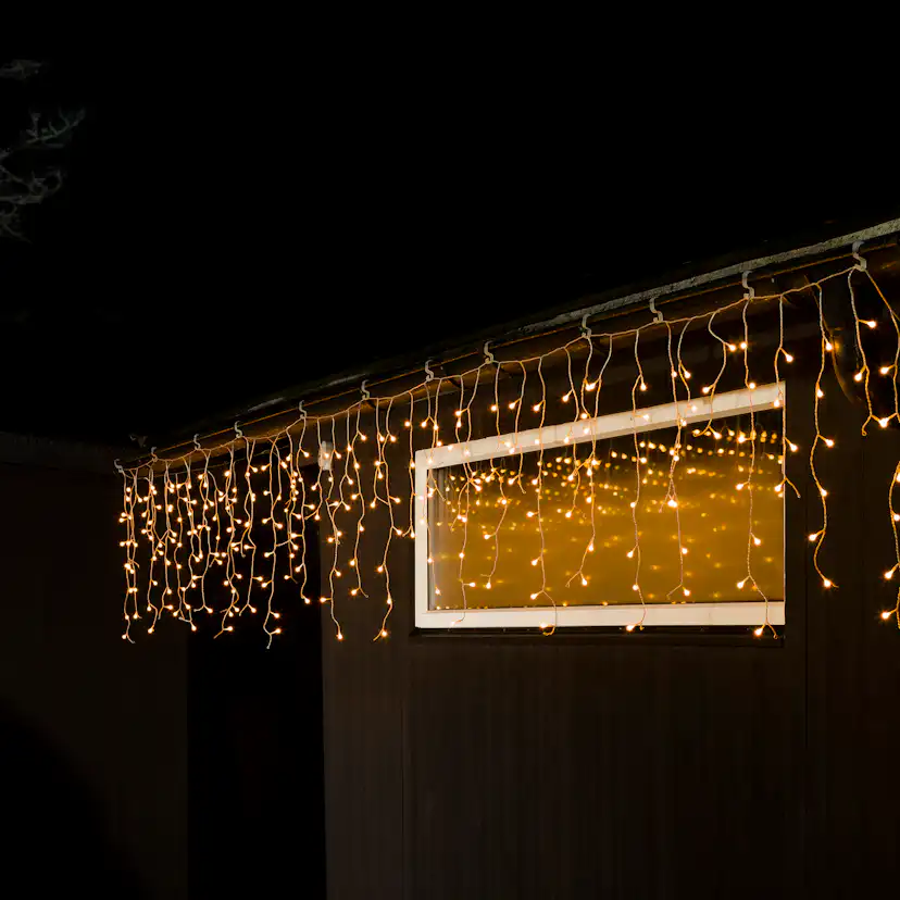 Istappsslinga 400 cherry LED 400L, Varmvit