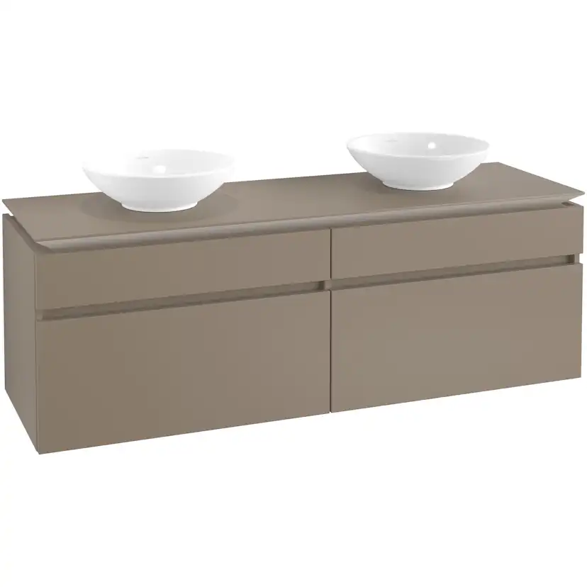Tvättställsskåp Villeroy & Boch Legato 1600 med 4 Lådor för Två Tvättställ från Memento