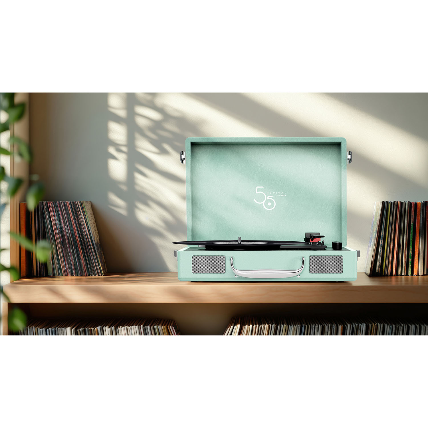 MIXX Vinyl Skivspelare Revival 55 Stereo Grön Färg: Grön