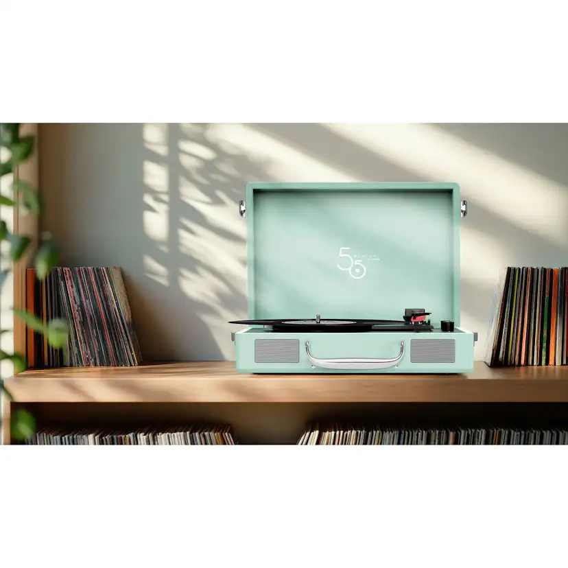 MIXX Vinyl Skivspelare Revival 55 Stereo Grön Färg: Grön
