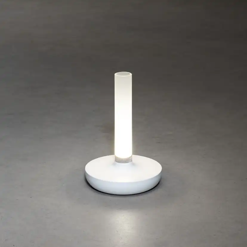 Biarritz bordslampa vit USB Vit