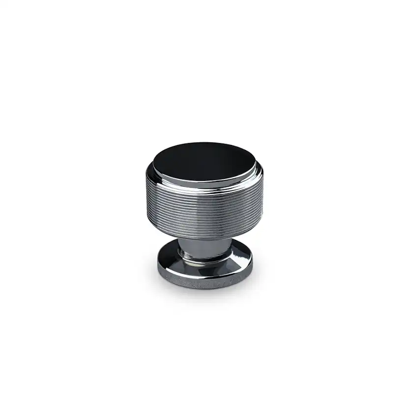 KNOPP LONATO DIAM. 30MM RAND KROM Silver