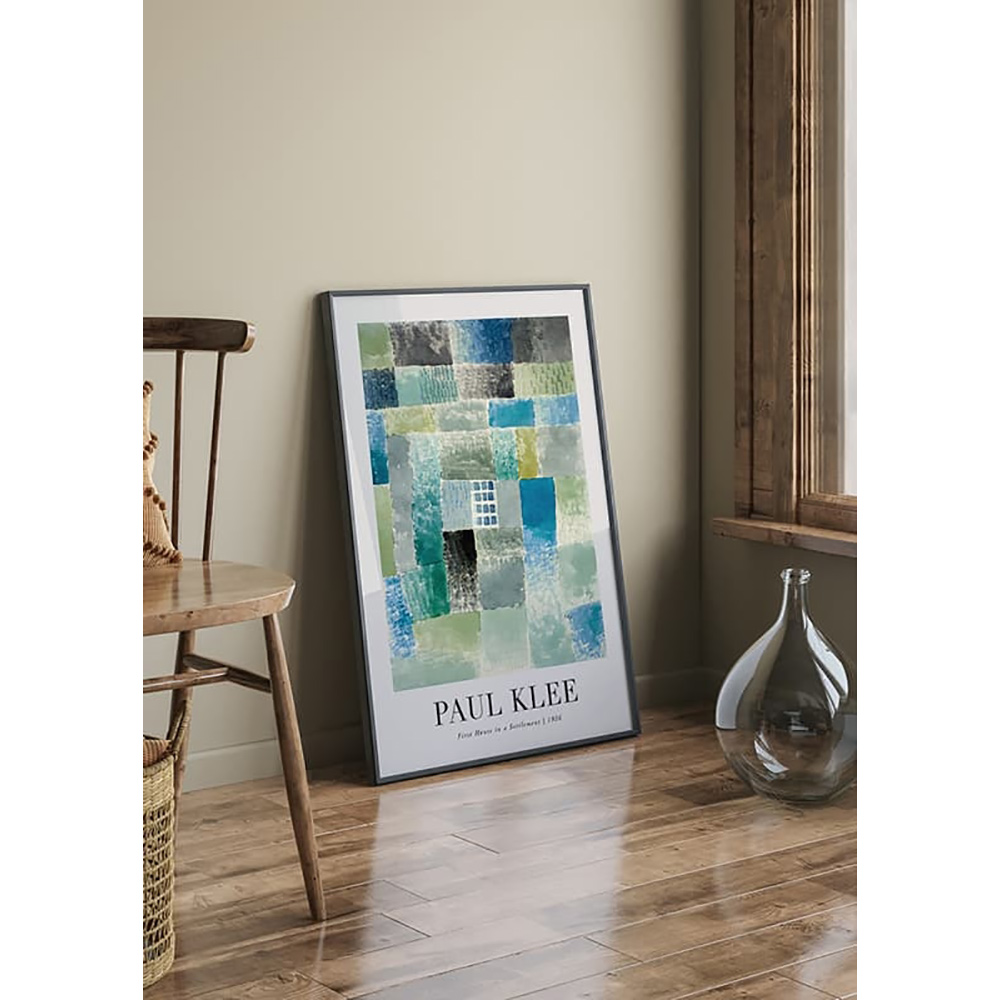 Poster Gallerix House In A Settlement 1926 By Paul Klee