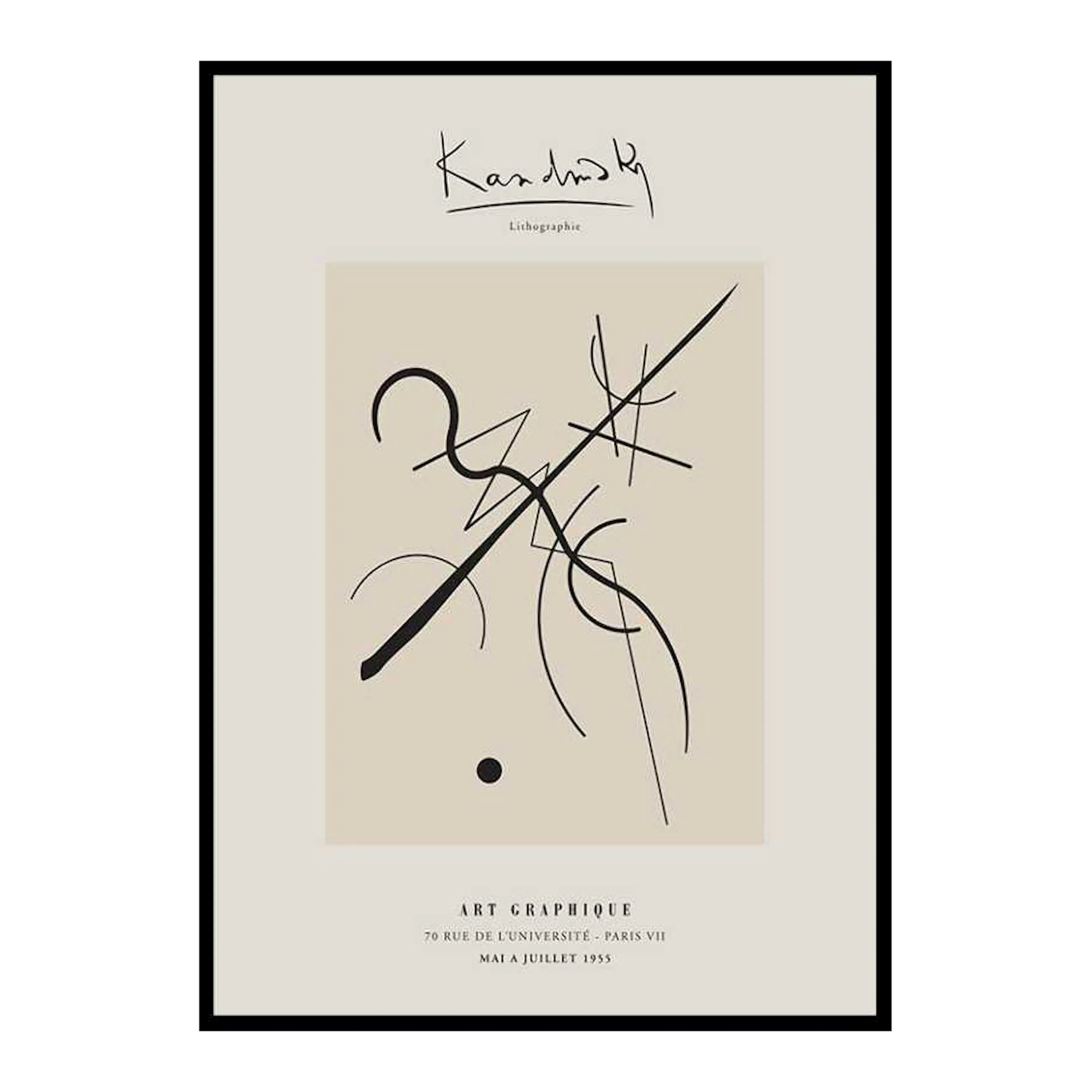 Kandinsky Lithographic 50x70 cm