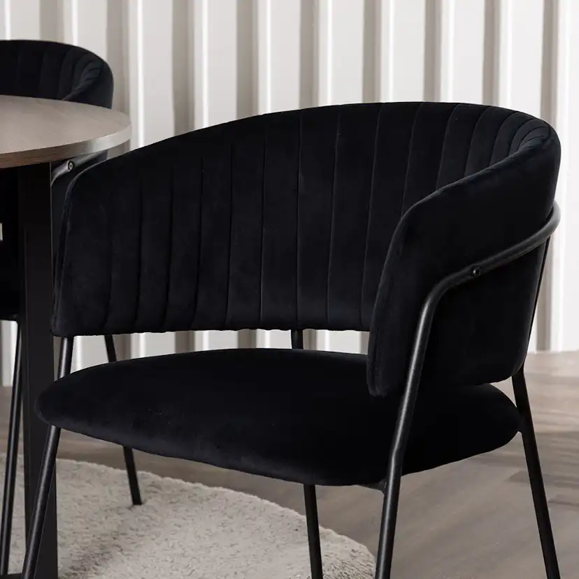 Matgrupp Venture Home Durango Ø120 cm med 4 st Selma stolar