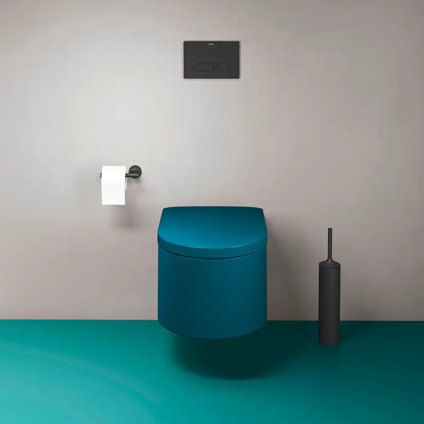 WC vägg, Ytterfärg Grönblå Matt 570 mm Grönblå