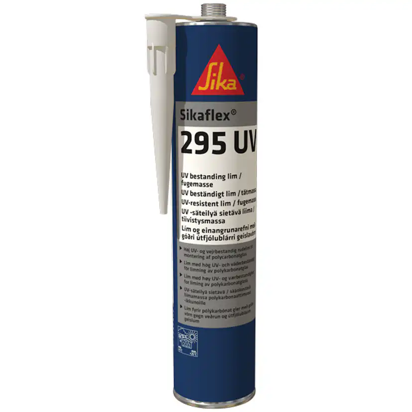 Fogmassa Sikaflex 295uv 300ml svart