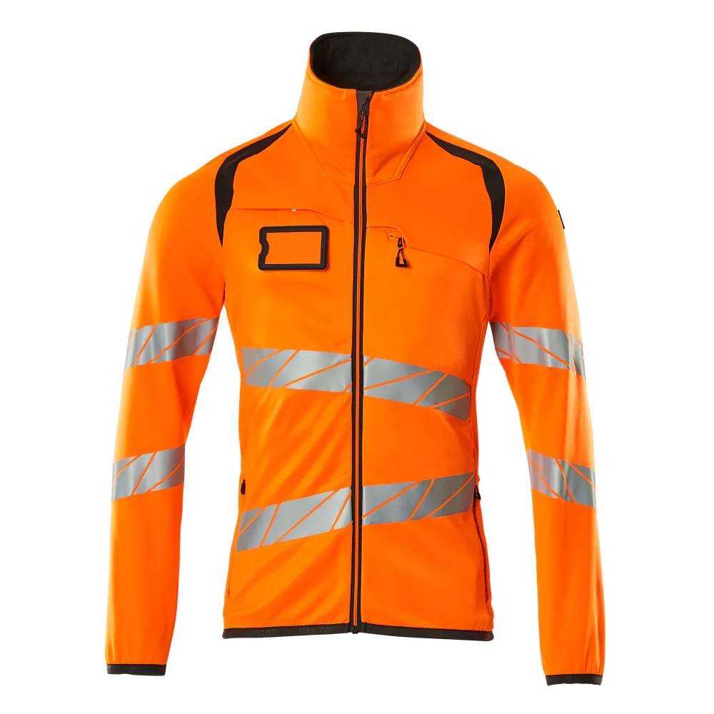 Mascot ACCELERATE SAFE Fleecetröja med blixtlås 19103-315-14 Storlek: 3XL, Färg: Hi-vis Orange/mörk Antracit