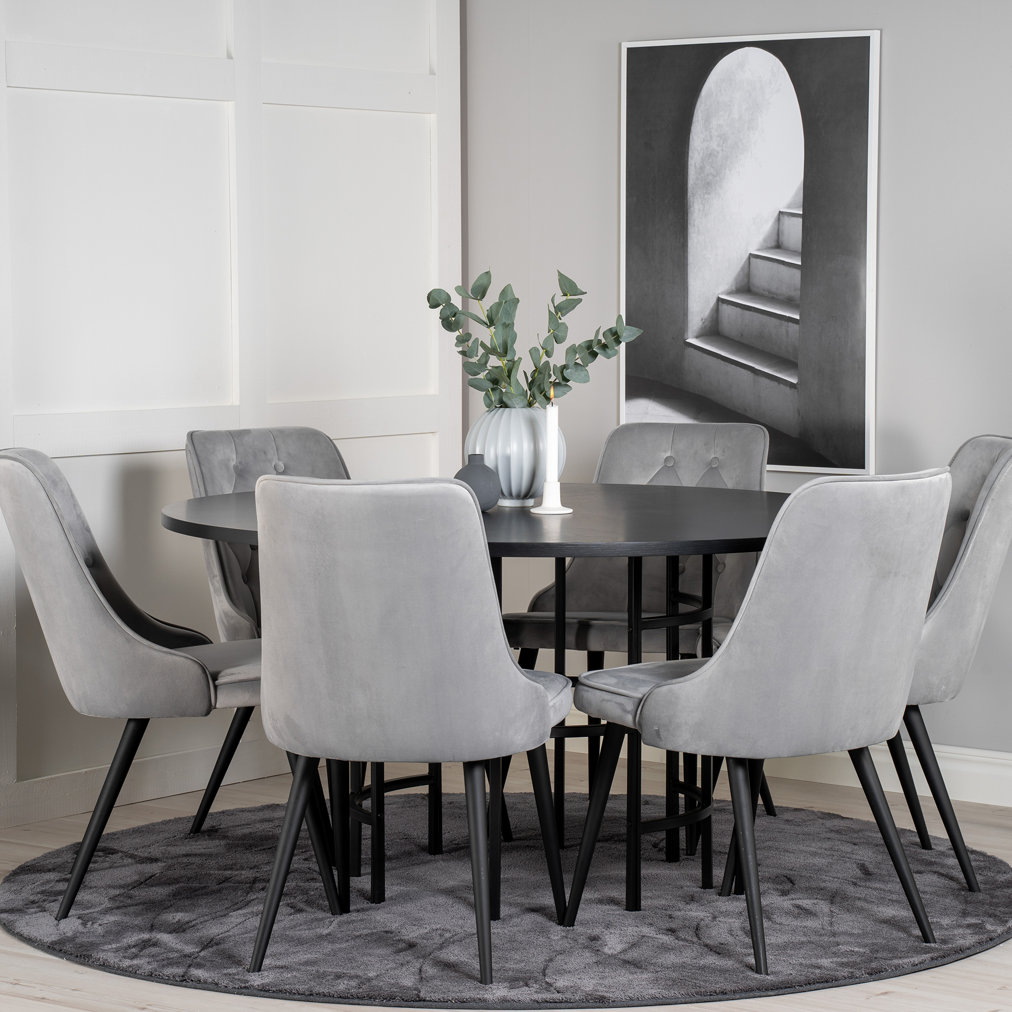 Matgrupp furniture/fashion Copenhagen med 6 Vera Stolar