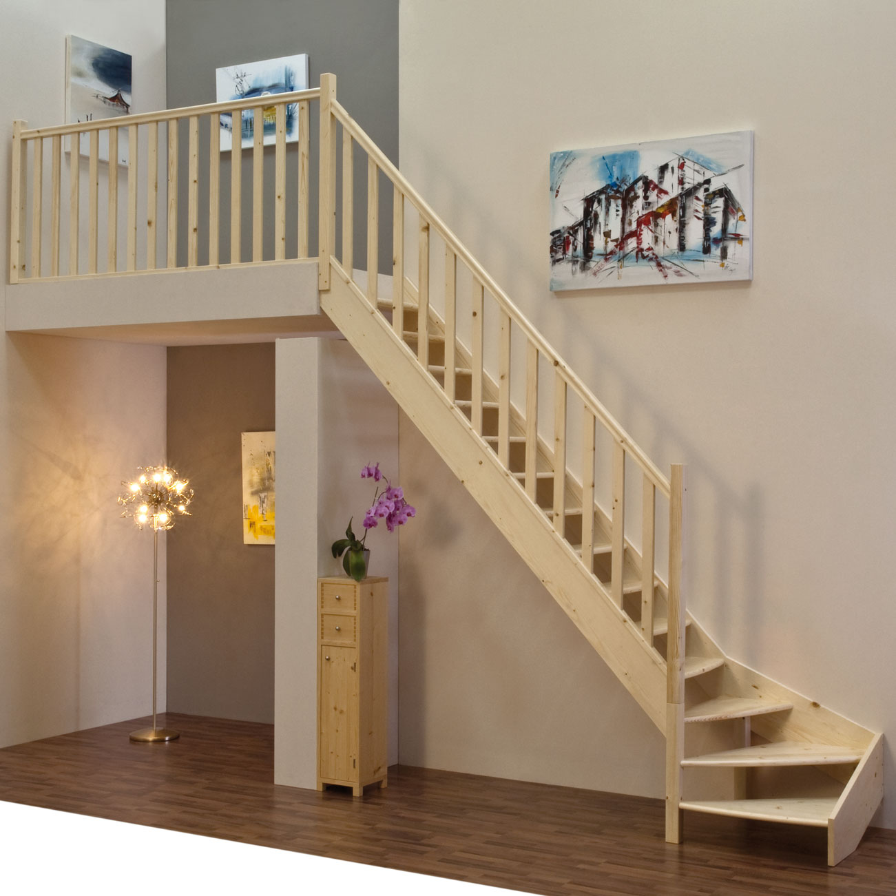 Skyddsräcke Byggera för Lofttrappa Complete/Prima