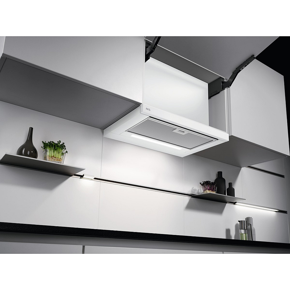 Frihängande Köksfläkt AEG DPE5650W ExtractionTech Plus Vit