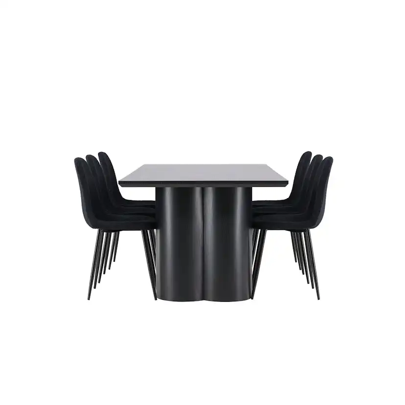 Matgrupp Venture Home Olivia 210 med 6 st Polar Stolar Teddy