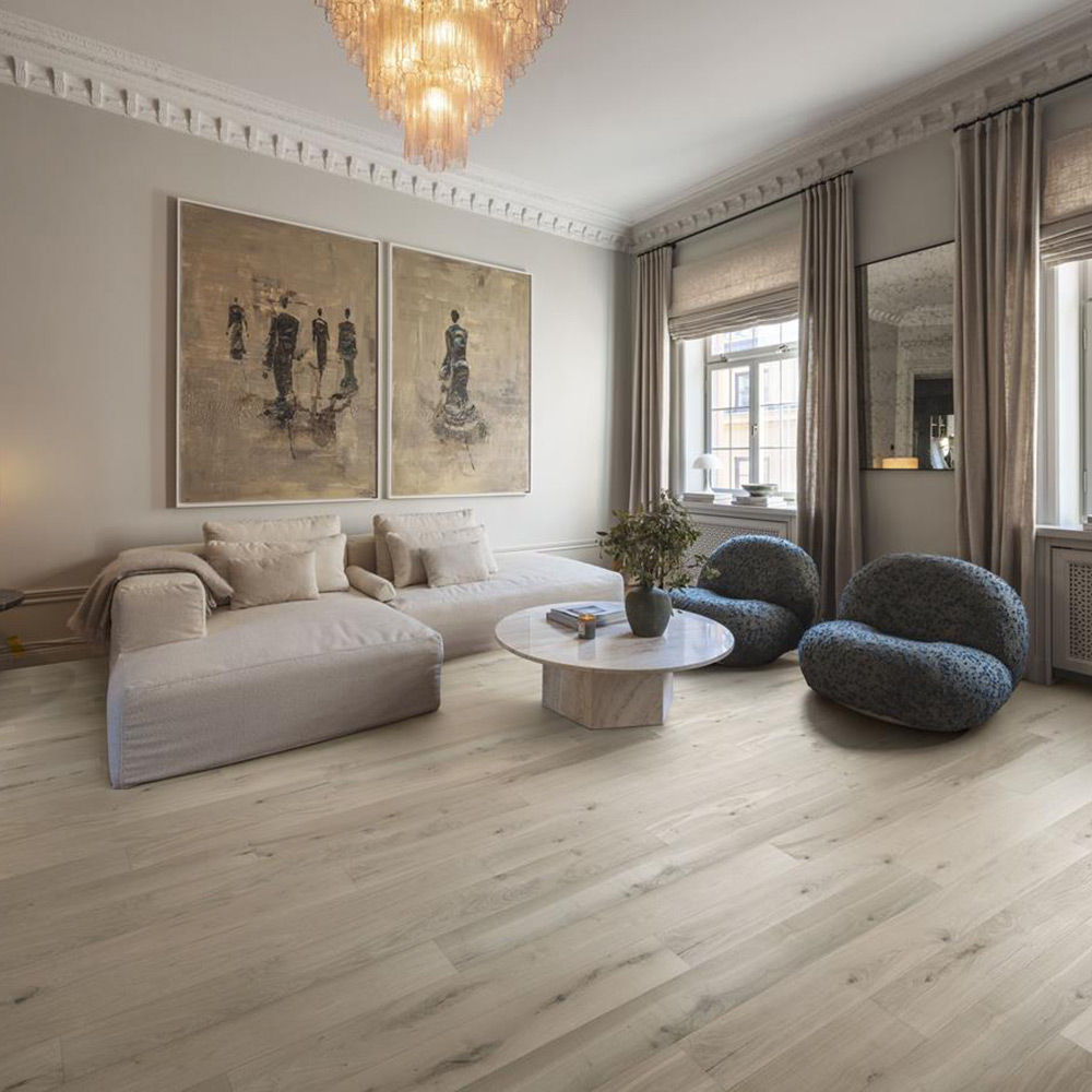 Parkettgolv Kährs Beyond Retro Loft White Ultramatt Lack Ek 1-Stav