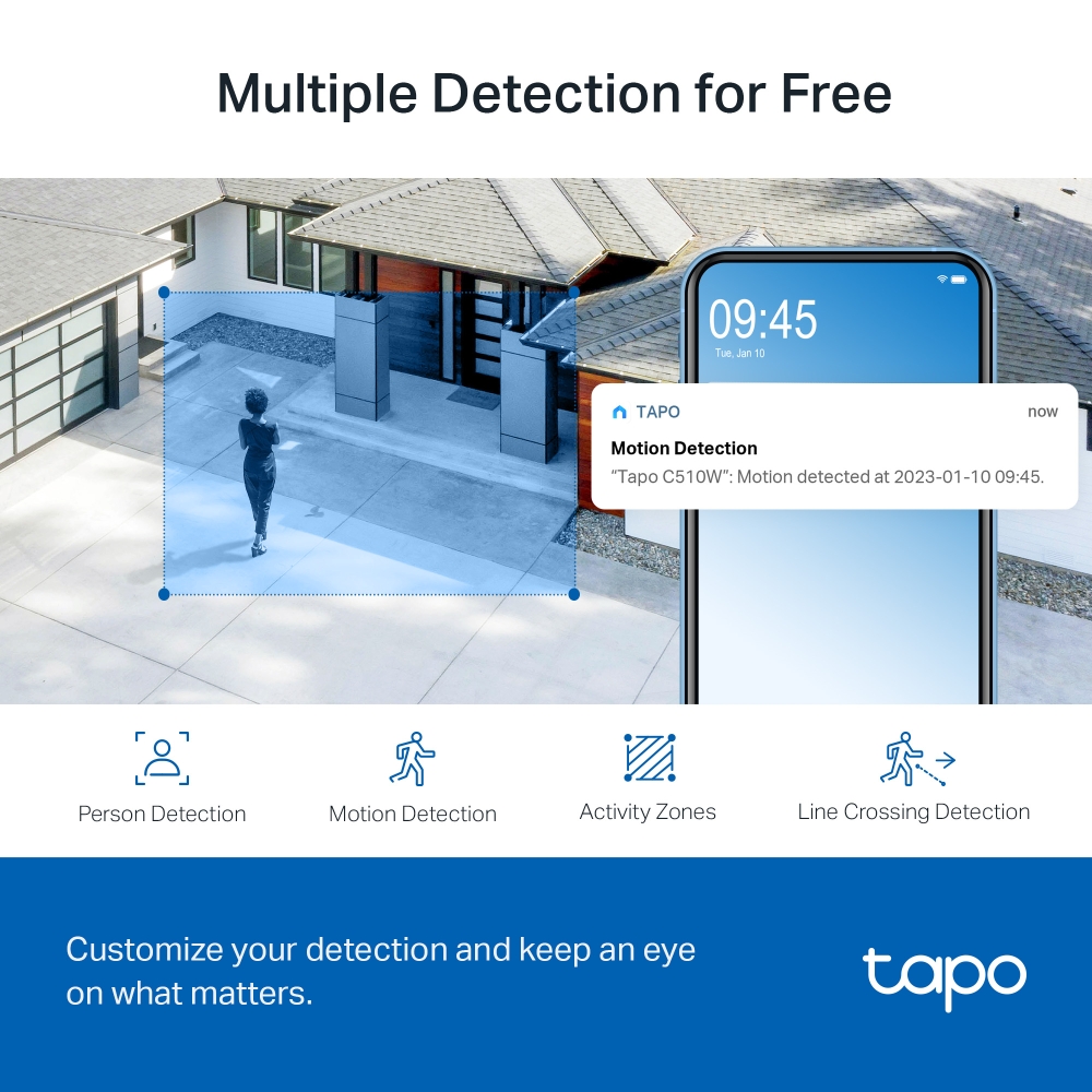 Övervakningskamera Tapo Tapo C510W Outdoor Pan/Tilt Security WiFi