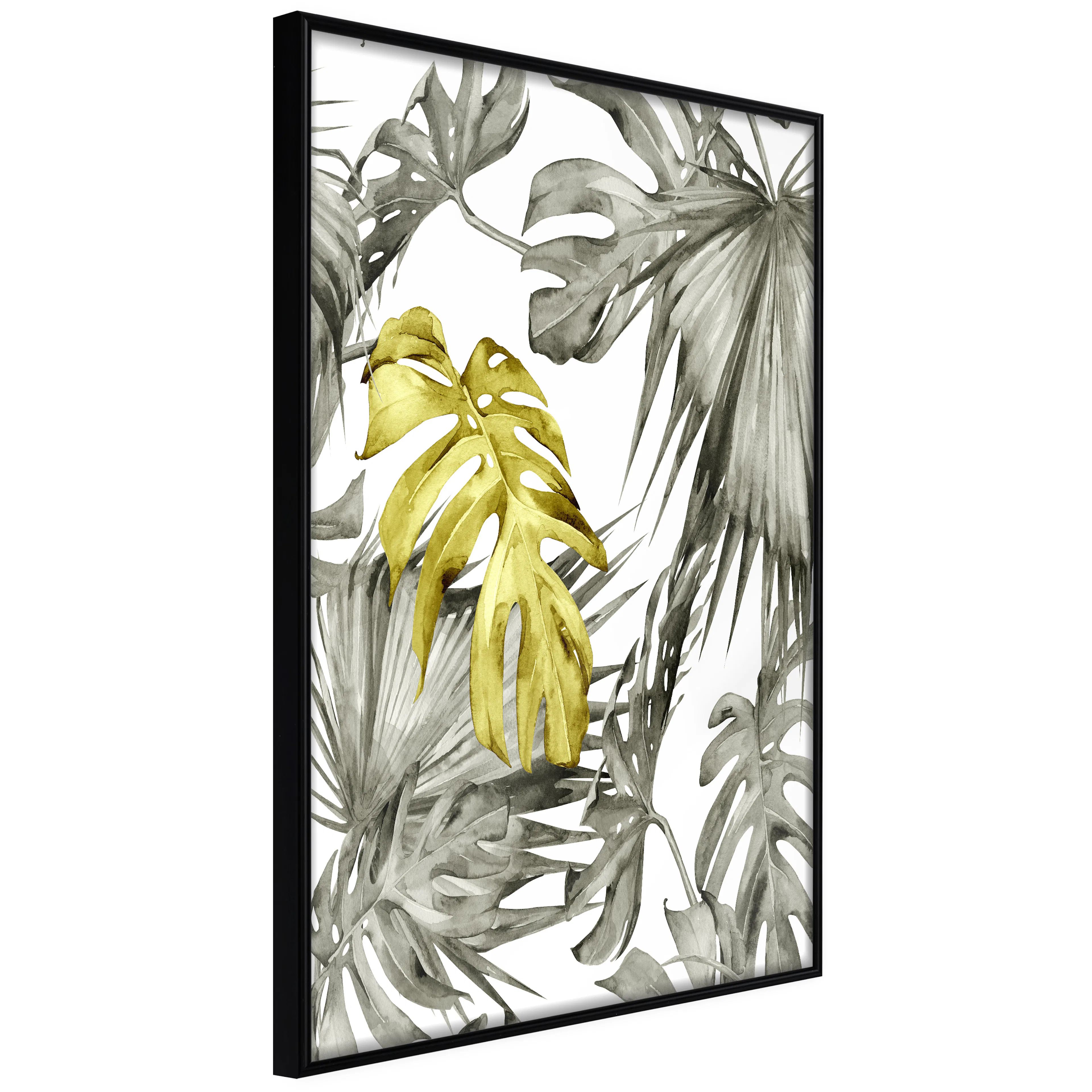 Affisch - Golden Nature [Poster] 20x30 Svart ram, 20x30 cm