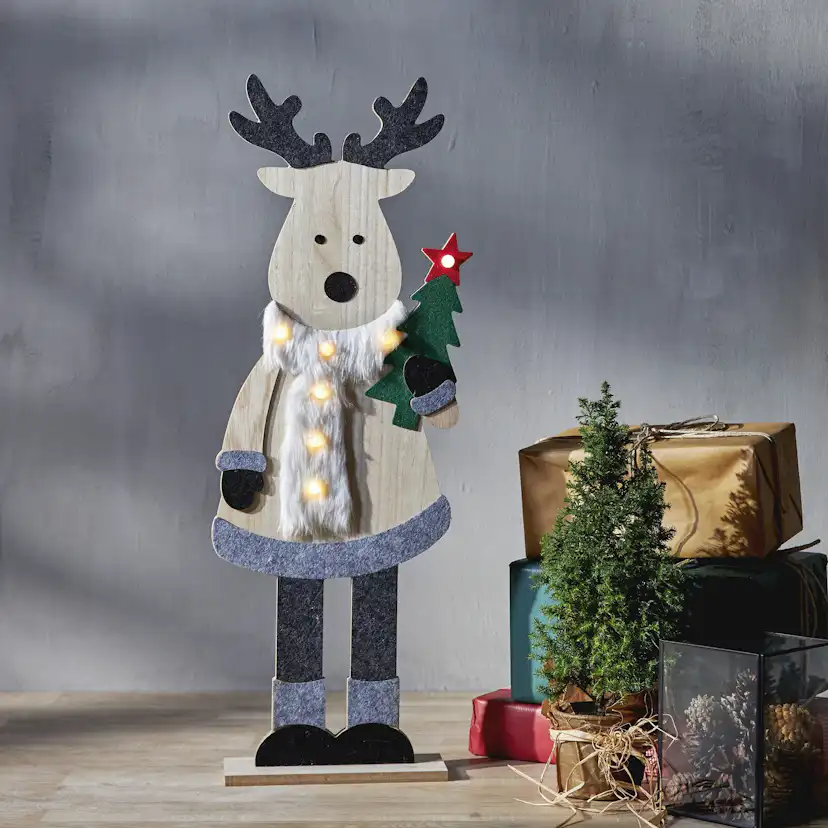 Inomhusdekoration Star Trading Billy Ren 80 cm